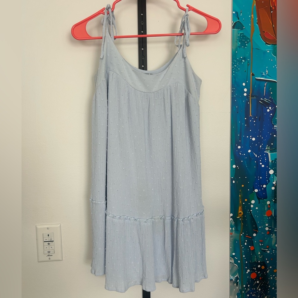 Light Blue Babydoll Dress